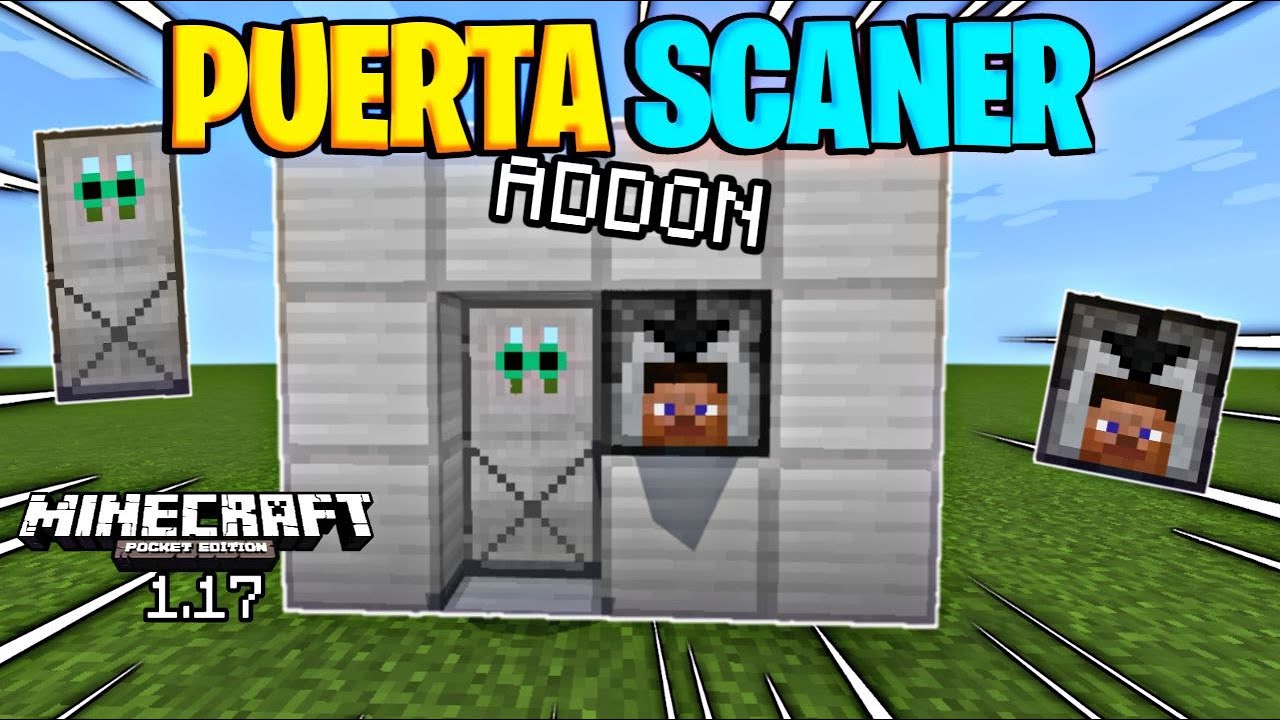 SCANNER DOOR PARA MINECRAFT PE YouTube