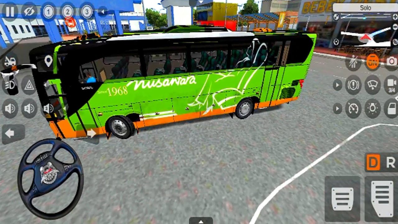 Mercedes Benz bus mod for bus simulator indonesia YouTube