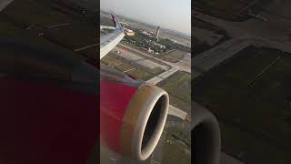 Air India A320neo Takeoff from Delhi IGI ✈️ Premium Economy Seat 4A View!