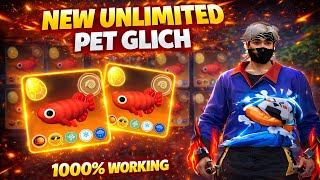 NEW PET GLICH 🤯 100% ALL PHONE WORKING 😘STEAL A PET FAST RUNNING TRICK 🤯FREE FIRE CRAFTLAND MAP