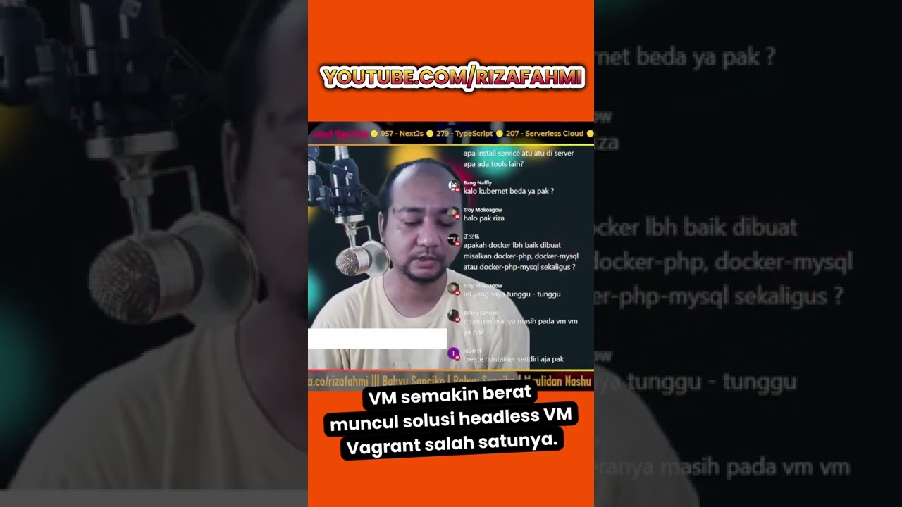 Cuplikan video: VM dirasa semakin memberatkan, muncullah solusi headless VM. Sebuah #shorts