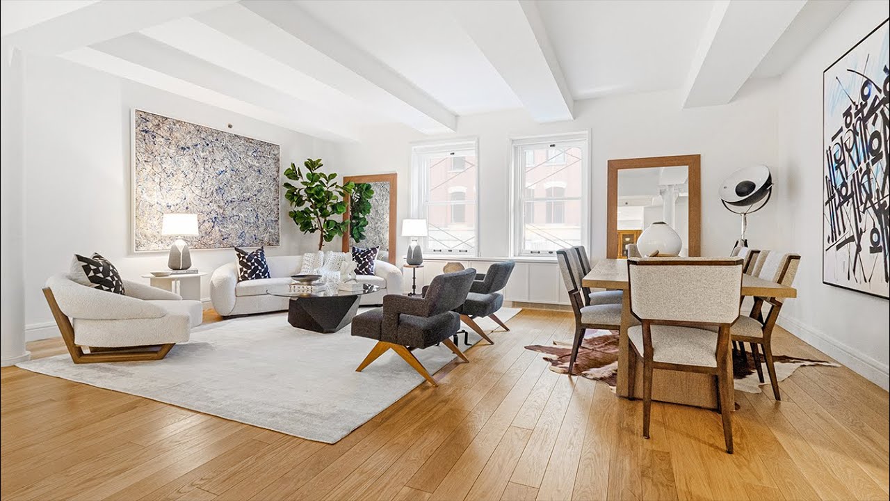 INSIDE a $5,000,000 Converted Factory Tribeca Loft  | 71 Laight Street 