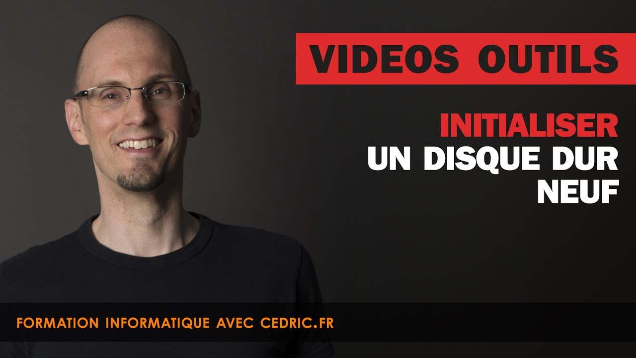 Initialiser un disque dur neuf