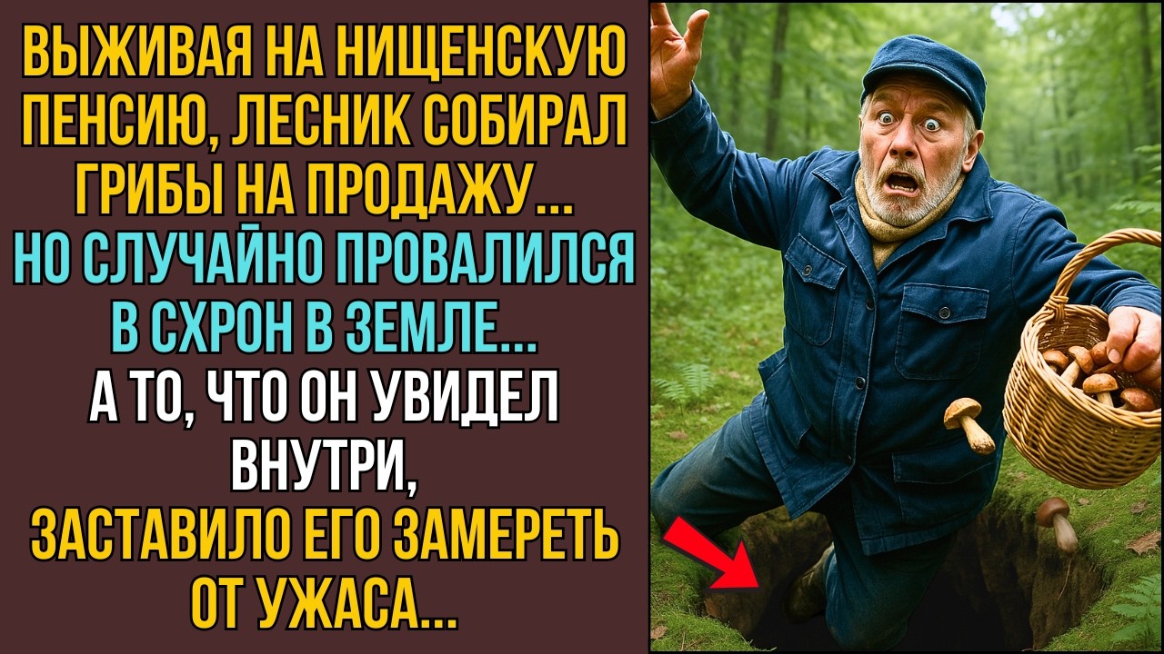 Собирая грибы, лесник провалился в схрон под землёй... Увиденное внутри шокировало! СЛУШАТЬ ИСТОРИИ