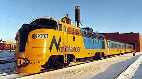 Marklin 37500: "NORTHLANDER" Ontario Northland Train Set with F7 Diesel Electric Locomotive
