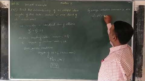 Conic Section : lecture 10 by Atul Limgude sir