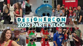 DCON LAS VEGAS 2025 VLOG PART 1! VIP Night, Art, Designer Toys, Artist Interviews, Traveling