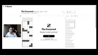 NYT Monday Crossword - July 21, 2025
