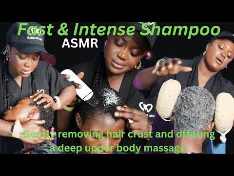 ASMR ✨FAST & AGGRESSIVE SHAMPOO SCALP SCRATCH, ULTIMATE SCALP CLEANSING, &  HAIR PICKING.