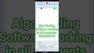Algo Trading Software working in all segments in mobile phone and Desktop