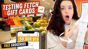 TESTING GIFT CARDS FROM FETCH REWARDS // REDEEMING MY *FIRST* FETCH REWARD // How To Cash In Fetch