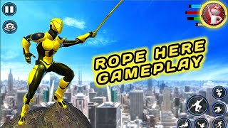 Green Rope Hero Crime City Games – Police Simulator Gangstar Crime screenshot 2