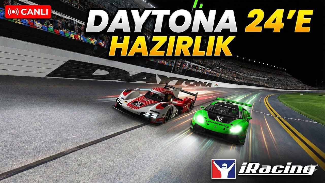 🔴Daytona24'e Hazırlık | iRacing | Porsche 963 GTP