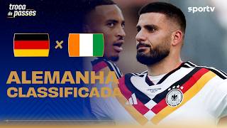 ALEMANHA 2 X 1 COSTA DO MARFIM | VIRADA DO GOLEADOR | Troca de Passes | Copa do Mundo 2026 | sportv