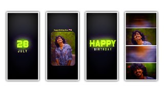 Happy Birthday BGM Video Editing Alight Motion kannada Instagram Trending Reels Viral Birthday Video screenshot 5
