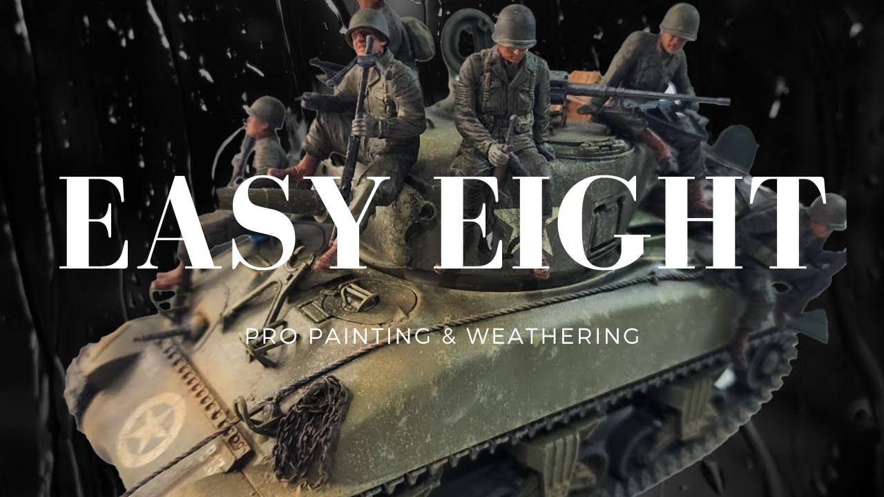 Masterclass: Pro Tips for Painting and Weathering Your 1/35 Sherman Tank to Perfection!