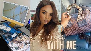 COME TO WORK WITH ME | HOW I MAKE MONEY &amp; NEW IMAC!