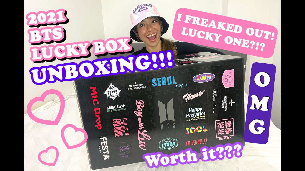 2021 BTS LUCKY BOX UNBOXING ✨ So lucky, I freaked out!!! WORTH IT?! ✨ -  YouTube