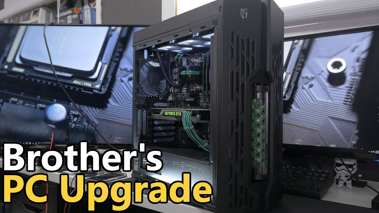 Upgrading my Brother's Gaming PC & Interview - YouTube