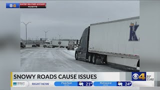 ISP responded to 94 crashes as snow system moved through Indianapolis