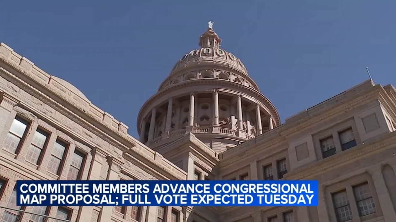 Texas House panel advances redrawn congressional map - YouTube