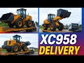 XCMG XC958 Wheel Loader Transport – Step-by-Step Loading, Chaining, and Delivery #xcmg #XC958