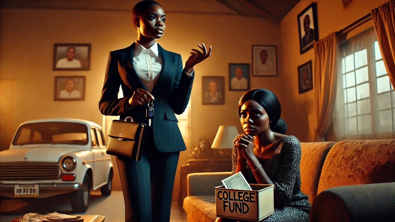 Her sister stole her college fund — years later she returned with something that…#tales