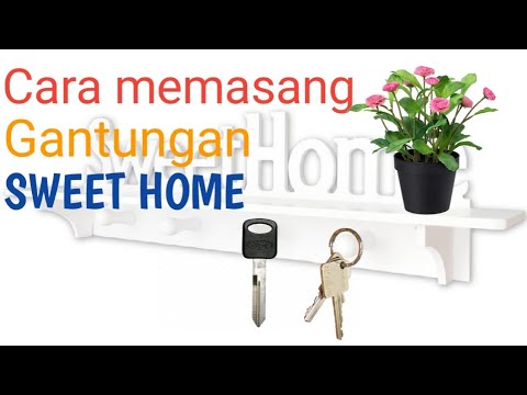  Cara  Memasang  Tempat Menggantung Kunci  YouTube