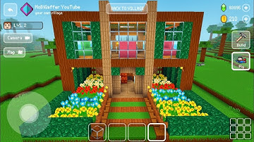 Block Craft 3D: Building Simulator Games For Free Gameplay#2505 (iOS & Android)| Wooden House 🏠