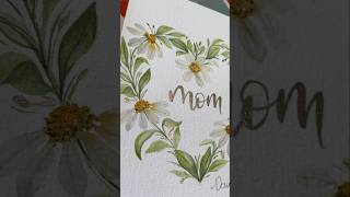 mother's day card #art #watercolorpainting #cards #acuarela