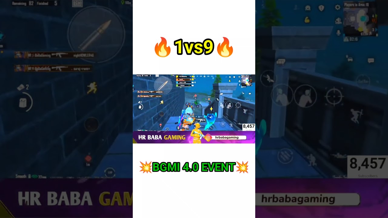 BGMI NEW 4.0 UPDATE 1VS9🔥 