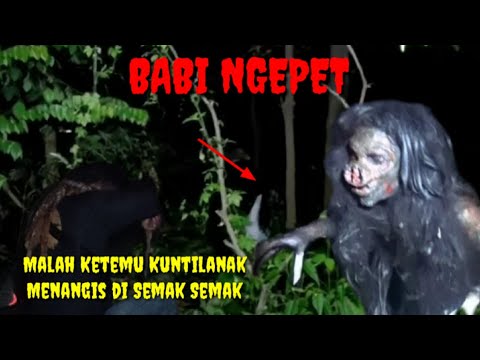 🔴Moment Paling Menegangkan ‼️ Lari Terbirit Birit Melihat Kuntilanak Menangis ‼️ #babingepet