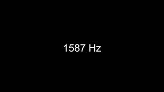 How 1587 Hz Sounds to the Human Ear