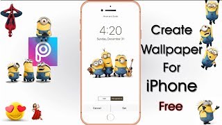 How To | Create Wallpaper on Picsart app for iPhone IOS 11\10 (Free) screenshot 4
