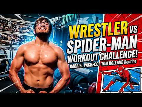 17 YR OLD CALI WRESTLER GABRIEL PACHECO TRIES THE TOM HOLLAND WORKOUT CHALLENGE