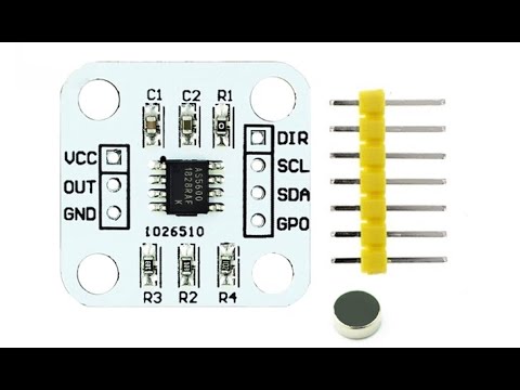 Модуль магнітного датчика кута повороту AS5600 12-біт, видео 1