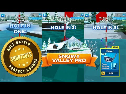 Golf Battle | Snowy Valley  | 4 Power Club | Tips, Tricks & Shortcuts