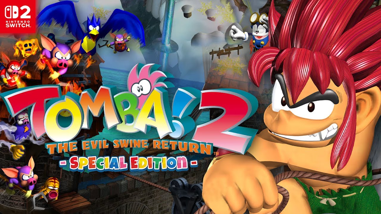 Tomba! 2: Возвращение злых свиней. Специальное издание — геймплей на Nintendo Switch 2.