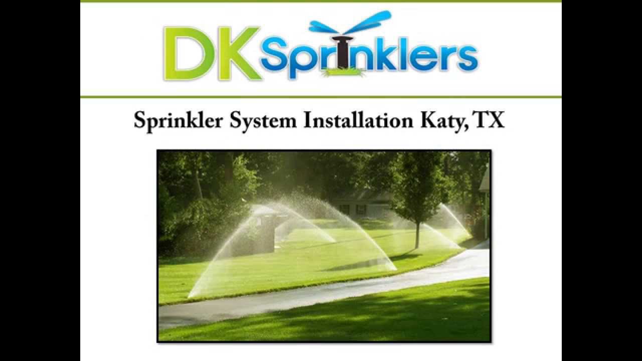 Sprinkler System Installation Katy, TX YouTube