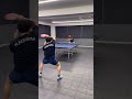 【卓球】オールフォアのすゝめと引き合い対決してみた① #Shorts @all-fore