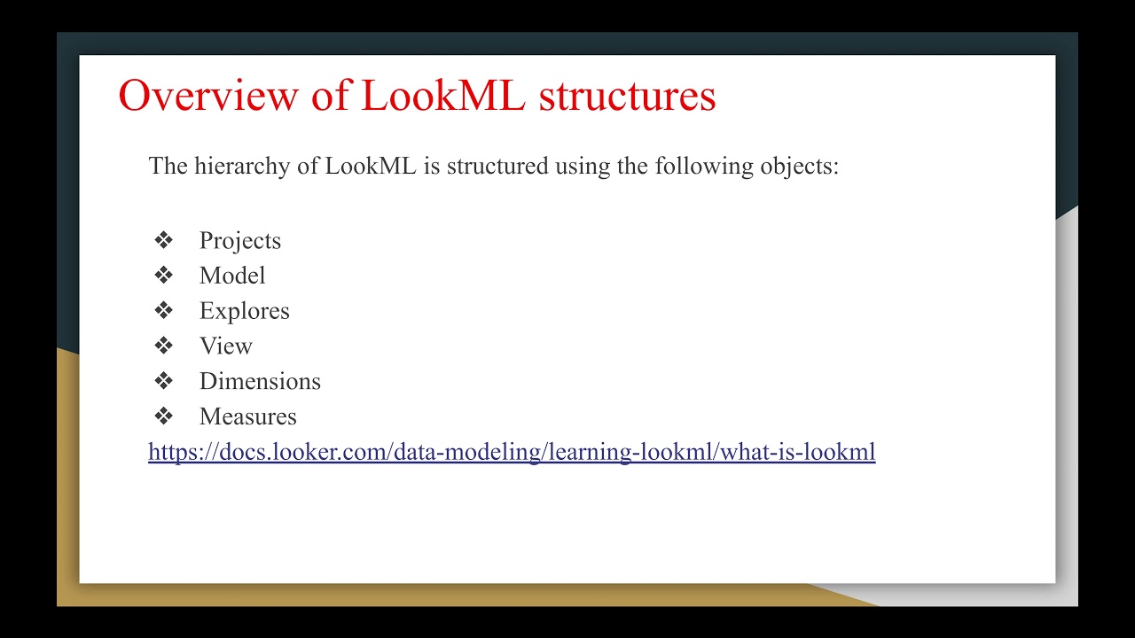 LookML Concept | Google Cloud Platform