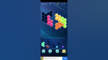 Block! Hexa Puzzle~Alternative A block 7 to 8 levels ~level-92