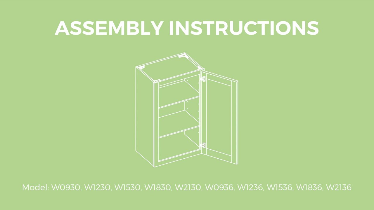 Parriott Wood Assembly Instructions W1236 W1536 W1836 W2136 You