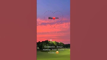 Alia name done😍✔ Comment down your names for next video #shorts #trending