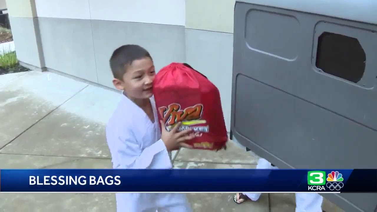 Roseville martial arts studio makes ‘blessing bags’ for the homeless
