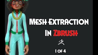 Zbrush clothing Extraction part 01