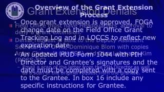 Grant Extension -  June 2013