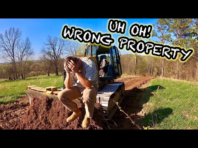 I MESSED UP!!! NEW ROAD, WRONG PROPERTY…CAT D5 DOZER class=
