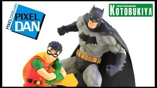 Batman and Robin Jim Lee Kotobukiya ArtFX+ 1/10 Scale Staue Video Review