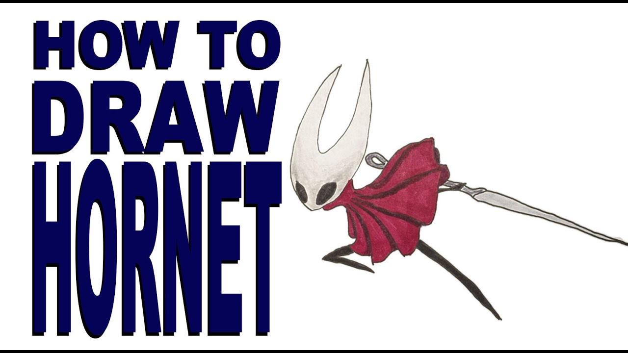 How to draw hornet hollow knight